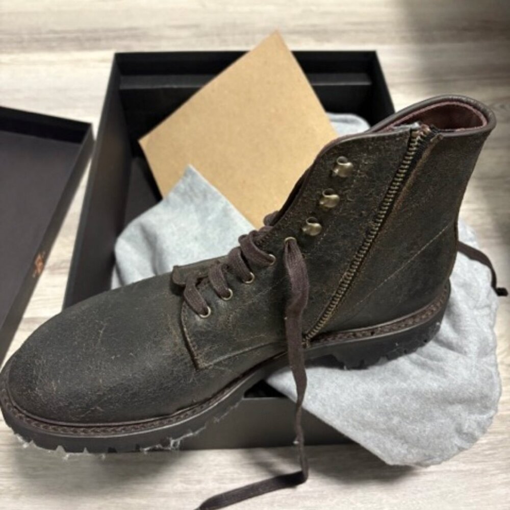 Allen Edmonds Leather Zip Boots